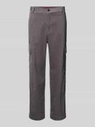 HUGO Regular Fit Cordhose mit Cargotaschen Modell 'Grady244' in Mittel...