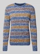 Christian Berg Men Strickpullover mit Rundhalsausschnitt in Petrol, Gr...