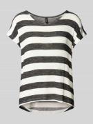 Vero Moda T-Shirt mit Blockstreifen in Black, Größe L