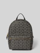 Emporio Armani Rucksack mit Label-Muster Modell 'LA GIO' in Black, Grö...