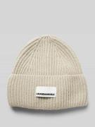 Armedangels Beanie mit Label-Patch Modell 'Kayaas' in Beige, Größe 1