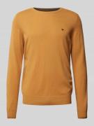 Fynch-Hatton Regular Fit Strickpullover aus Woll-Kaschmir-Mix in Senf,...