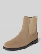 Tommy Hilfiger Chelsea Boots aus Leder mit Label-Applikation Modell 'F...