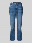 Gant Straight Fit Jeans mit Knopfverschluss in Jeansblau, Größe 32