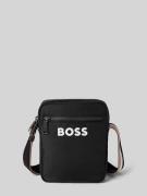 BOSS Crossbody Bag mit Label-Print in Black, Größe 1