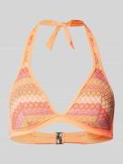 Marie Jo Bikini-Oberteil aus Effektgarn Modell 'ALMOSHI' in Orange, Gr...