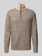 Jack & Jones Strickpullover mit Rollkragen Modell 'COSPACE' in Beige, ...