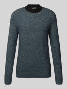 Jack & Jones Strickpullover mit Label-Detail Modell 'COSPACE' in Marin...