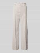 Cambio Wide Leg Cordhose mit Gürtelschlaufen in Beige, Größe 34