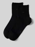 CK Calvin Klein Socken mit Label-Detail im 2er-Pack in Black, Größe 39...
