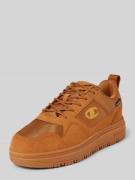 CHAMPION Sneaker mit Label-Applikation in Beige, Größe 42