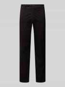 Carl Gross Chino mit Eingrifftaschen Modell 'Tomme' in Black, Größe 27
