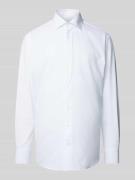 ETERNA Regular Fit Businesshemd aus Popeline mit Stretch-Anteil in Wei...
