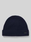 JOOP! Collection Beanie aus Wolle mit Label-Detail Modell 'FRANCIS' in...