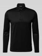 Emporio Armani Poloshirt mit überschnittenen Schultern in Black, Größe...