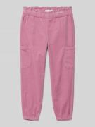 Name It Relaxed Fit Cordhose mit Cargotaschen Modell 'BELLA' in Rosa, ...