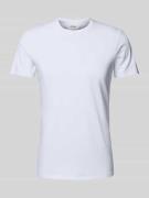 s.Oliver BLACK LABEL Regular Fit T-Shirt mit Rundhalsausschnitt in Wei...