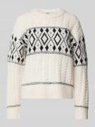 Only Regular Fit Strickpullover mit gerippten Abschlüssen Modell 'MARE...