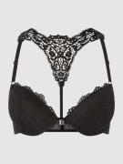 LASCANA Push-Up-BH aus Spitze in Black, Größe 70A