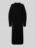 Drykorn Strickkleid mit Stehkragen Modell 'ANTONA' in Black, Größe L