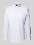 Jake*s Slim Fit Business-Hemd mit Kentkragen in Weiss, Größe 43/44