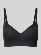Schiesser BH mit Hakenverschluss Modell 'Unique' in Black, Größe 85C