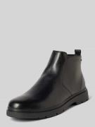 Geox Chelsea Boots aus Leder mit Zugschlaufe Modell 'SPHERICA' in Blac...