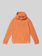 Garcia Hoodie mit Label-Patch in Orange, Größe 140