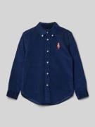 Polo Ralph Lauren Kids Regular Fit Cordhemd mit Button-Down-Kragen in ...