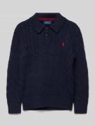 Polo Ralph Lauren Teens Strickpullover mit Polokragen in Marine, Größe...