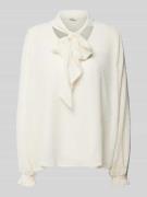 B.Young Blusenshirt mit Schleifen-Detail Modell 'HARIE' in Offwhite, G...