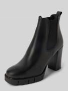 Tamaris Chelsea Boots aus Leder-Mix in Black, Größe 40