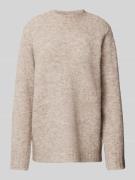 moves Strickpullover mit Turtleneck Modell 'Bestina' in Beige, Größe L