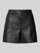 Only Shorts in Leder-Optik Modell 'TRICIA' in Black, Größe S