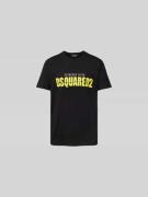 Dsquared2 T-Shirt mit Label-Print in Black, Größe M