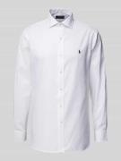 Polo Ralph Lauren Custom Fit Business-Hemd mit Kentkragen in Weiss, Gr...