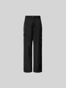 Kenzo Cargohose mit elastischem Bund in Black, Größe L