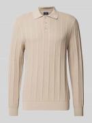 MCNEAL Strickpullover mit Polokragen in Kitt, Größe XXXL