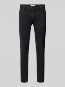 Mango Super Skinny Fit Jeans im 5-Pocket-Design Modell 'Jude' in Black...