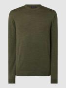 Matinique Strickpullover aus Schurwolle Modell 'Margrate Merino' in Du...