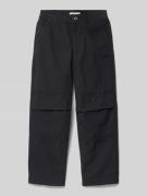 Tom Tailor Regular Fit Stoffhose aus Baumwolle in Black, Größe 116
