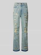 2Y Studios Straight Leg Jeans im Destroyed-Look Modell 'FIRIO' in Jean...