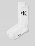 Calvin Klein Jeans Socken mit Logo-Stitching im 2er-Pack in Weiss, Grö...