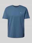 Marc O'Polo Regular Fit T-Shirt aus reiner Baumwolle in Blau, Größe L