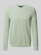 Marc O'Polo Regular Fit Pullover aus reiner Baumwolle in Mint, Größe L