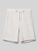 Garcia Bermudas mit Strukturmuster in Sand, Größe 170