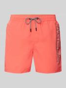 Jack & Jones Badehose mit elastischem Bund Modell 'FIJI' in Koralle, G...