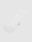 camano Sneakersocken im 2er-Pack Modell 'SILKY' in Weiss, Größe 39-42