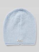 MAERZ Muenchen Beanie mit Label-Patch in Hellblau, Größe 1