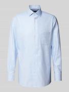 OLYMP Regular Fit Businesshemd aus Twill in Hellblau, Größe 42